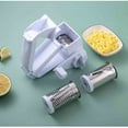 thumbnail image 6 of Cheese Grater,Rotary Cheese Grater,Hand Crank Cheese Cutter Slicer,Handheld Rotary Cheese Grater,Cheese,Vegetable,Nut Grater for Righ,Multifunctional Kitchen Craft Gyratory Vegetable Food Grater, 6 of 9