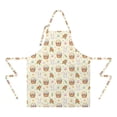 thumbnail image 2 of Easter and Easter Baskets Cream Yellow Pattern Apron with Pockets, Cotton Linen Waterproof Adjustable Apron for Women, Kitchen Cooking Gardening BBQ Salon Apron, 33x27 Inch, 2 of 6