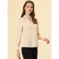 thumbnail image 3 of Dde San Patricio profesional Blusas de gade manlarcon cuello alto elegante pamujer  rofresco M, 3 of 5