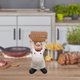 thumbnail image 3 of Creativo Chef Figuril Linda Escultura Personaje Resina Coleccionable Artesanía Adornos de Cocina para Nad Decoración de Cumpños Cartel de bienvenida Sunnimix Figurilla de Chef, 3 of 7