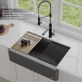 thumbnail image 2 of KRAUS Workstation Kitchen Sink Wood Grain Composit, 2 of 5