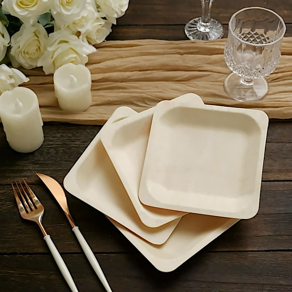Disposable Wooden Plates