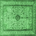 thumbnail image 1 of Ahgly Company Indoor Square Persian Emerald Green Traditional Area Rugs, 8' Square, 1 of 4
