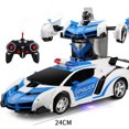 thumbnail image 1 of Amyove 1:18 Remote Control Transforming Car Induction Transforming Robot Rc Car Children Racing Car Model Toys For Boys, 1 of 7