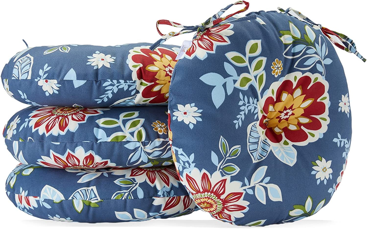 ZXNYH Outdoor Round Bistro Chair Cushions, 15 inch Round Seat Cushions