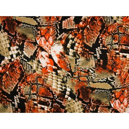 Viscose Twill Fabric Orange - per yard