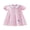Pink-1, variant on Kids Toddler Girls Pink Birthday Day Dress Outfit 1 2 3 4 5 6 Years Old Birthday Summer Clothes Little Girl Puff Short Sleeve Doll Collar Carousel Balloon Cake Embroidery Dress