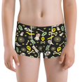 thumbnail image 5 of Yiaed cartoon Skull spider web Print Boys' Boxer Briefs Cotton Casual Stretch Comfort Boys Boxers - Kids Boxer Briefs Underwear for Boys (6-18)-XX-Small, 5 of 5