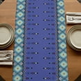 thumbnail image 5 of Table Runners 72 Inches Long Dress Scarves, Navy Blue Boho Farmhouse Kitchen/Dining Table Runner, Coffee Tablerunners, Vintage Ethnic Tribe Abstract Art Retro 16x72 Inch, 5 of 9