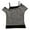 Grey, variant on Womens Summer Tops Athletic Wear Women Pack Athletic Fit Low Cut Shirts Women Casual Tunic Top Woman's Long Sleeve Shirts See Thru Tops Hallow Lace Long Sleeve Irregular Yoga with Short Sleeves S