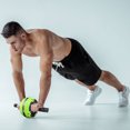 thumbnail image 4 of AB Wheel Roller Set Abs Wheel Set with Push-up Bar Jump Rope Hand Grip Spring Exerciser and Knee Pads Home Gym Fitness Training Equipment, 4 of 7