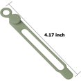 thumbnail image 4 of Paquete de 16 correas de silicona para cables, cargador de auriculares, teléfono, ratón, audio, ordenador, bridas de fijación reutilizables para el hogar, oficina, cocina, escuela (verde), 4 of 5