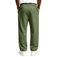 thumbnail image 6 of Resicozy Baggy Sweatpants Men Wide Leg Elastic Waist Drawstring Athletic Loose Jogger Lounge Sweat Pants with Pockets Army Green 5XL, 6 of 7