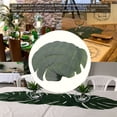 thumbnail image 3 of 300 Pcs Tropical Party Decoration Supplies 8 Inch Tropical Palm Monstera Leaves and Hibiscus Flowers, Simulation Leaf, 3 of 8