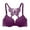 Purple, variant on yunLCZ Push Up Everyday Bras Womens Y Shape Beautiful Back Ultra Gather Butterfly Lace Glossy Bra Sexy Bra T-Shirt Bra