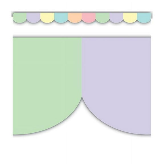 Pastel Pop Scalloped Die-Cut Border Trim [TCR8433]