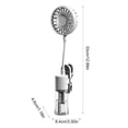 thumbnail image 3 of Mini Desktop Handheld Clip-On Fan and Mist Humidifier with 4-Speed Quiet Airflow, Rechargeable, Portable, for School, Home, Outdoor, 3 of 6