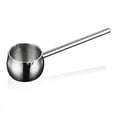 thumbnail image 2 of Mini Butter Warmer with Long Handle Induction Milk Warmer Pot Small Saucepan SUS316 Tri-Ply Stainless Steel (300ml), 2 of 7