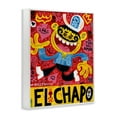thumbnail image 2 of El Chapo Whimsical Cartoon White Framed Giclee Art, 11 x 14, Made In USA, 2 of 7