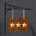 thumbnail image 3 of CafePress - 3 Star Hanging Sign T Shirt - Womens Tri-blend T-Shirt, 3 of 4