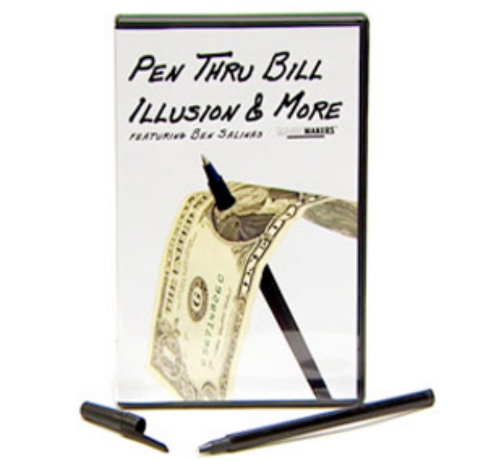Pen Thru Bill Illusion &amp; More Featuring Ben Salinas and Rob Stiff - DVD and Pen Included