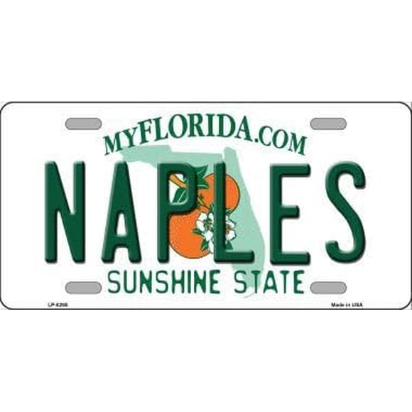Naples Florida Novelty Metal License Plate Tag LP-8285
