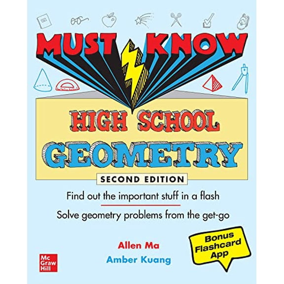 Pre-Owned Must Know High School Geometry, Second Edition (Paperback) 1264286147 9781264286140