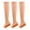 Beige Brown, variant on 3 Pairs Open Toe Medical Sport Compression Socks - 15-20mmhg Graduated Knee-High Support for Men & Women, Ideal for Soccer, Running, and Nurses