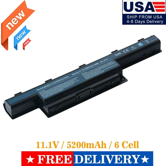 5200mAh Battery Replace For Acer Aspire 4551 4741 5741 AS10D31 AS10D51 AS10D61