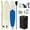 White-Navy, variant on Goplus 11' Inflatable Stand Up Paddle Board for Adults with Kayak Seat Leash Hand Pump,Turquoise