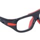 thumbnail image 3 of Lunettes de sport de basket-ball noires en polycarbonate anti-collision, monture myope légère avec cordon et étui à lunettes, lunettes de football, 3 of 4