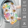 thumbnail image 6 of White Daisy Floral Hand Towel for Bathroom Set of 2 Hand Bath Towels Soft Absorbent Decorative Towels for Bathroom Kitchen Yoga Home Decor 14 x 28 in, 6 of 6