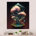 thumbnail image 2 of Designart Hexagon Bonsai Tree I Canvas Wall Art, 2 of 5