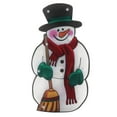 thumbnail image 3 of Snowman Lamp, 9.8x5.1x1.0in Window Ornaments Light Fixtures Christmas Lighted Decor  For Layout, 3 of 8