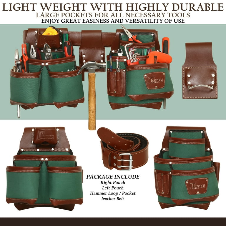 Leather Work Tool Belt, Tool Pouch Belt, Work Belt, Tool Bag Belt. – TRUTUCH