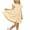 Beige, variant on Plebaso Girls Cotton Dresses Ruffle Sleeve Button down Dresses Lightweight Summer Casual Plain Dresses