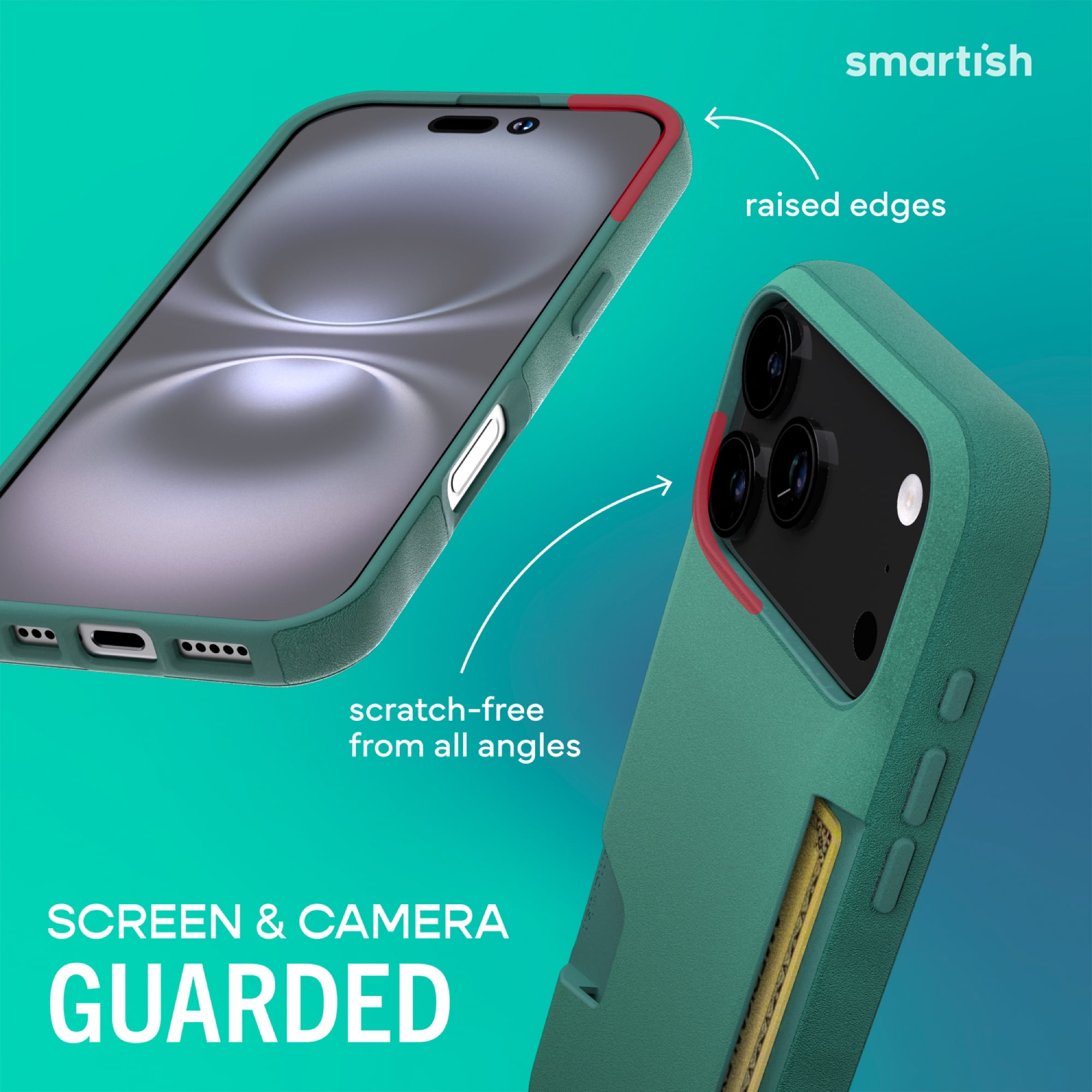 Smartish® iPhone 17 Pro Max Wallet Case - Wallet Slayer Vol. 1 [Slim + Protective] Credit Card Holder - Drop Tested Flip Hidden Card Slot Cover For Apple iPhone 17 Pro Max - So Jaded