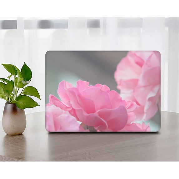 KSK KAISHEK Hard Shell Case for MacBook Air 13 inchs with No Touch No USB-C + Black Keyboard Cover Model: A1466 & A1369( Flower 0461)