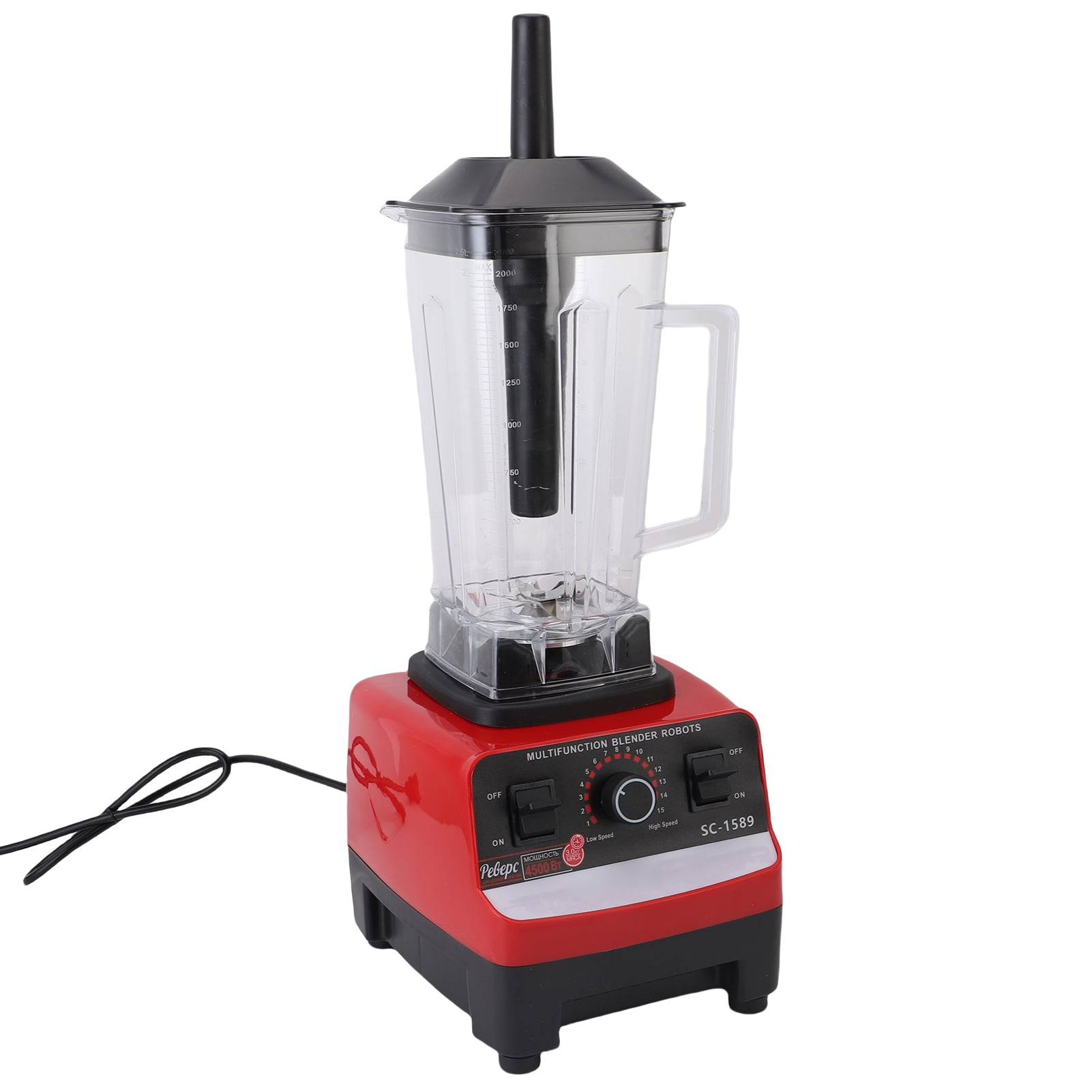 Blender, Easy To Clean Countertop Blender with 2 Cups for Grinding