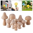 thumbnail image 4 of Champiñones en miniatura creativos BLESIY Hongo sin terminar manualidades DIY, 4 of 8