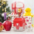 thumbnail image 3 of Adornos para tartas con diseño de superhéroes de Disney, Iron Man, Los Vengadores, pancarta en espiral, globos de látex para decoración de fiestas de cumpleaños infantiles, 3 of 5