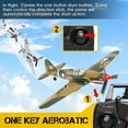 thumbnail image 2 of VOLANTEXRC 4-CH P40 WWII Warhawk Remote Controlled Airplane RC Aircraft, 2 of 8