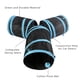 thumbnail image 5 of Cat Tunnel 3 Way Pet Play Tunnel Túnel plegable Juguete para gatos Perros Conejos Mascotas Meterk Rosa,Poliéster, 5 of 5