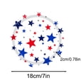 thumbnail image 3 of MKHSQHDG Sales Today Clearance Festive Assorted Star Paper Dinner Plates for Parties Colorful Star Shaped Disposable Plates for Celebrations 9 Inch Party for Attendees and Guests, 3 of 8