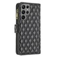 thumbnail image 3 of For Samsung Galaxy S23 Ultra 5G Diamond Lattice Zipper Wallet Leather Flip Phone Case, 3 of 4