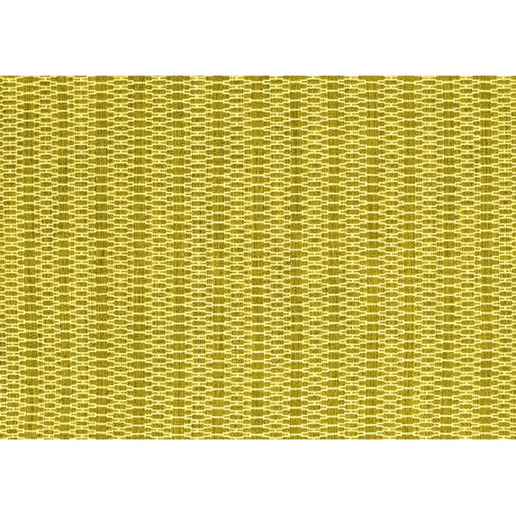 Ahgly Company Indoor Rectangle Abstract Yellow Contemporary Area Rugs, 5' x 8'