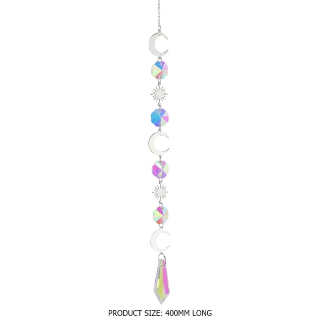 Carillón De Viento Wind Chime Crystal Catcher Adornos colgantes Marco redondo Colgante Decoración para el hogar Sywqhk Libre de BPA