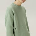 thumbnail image 4 of JUUYY Sweater Grunge Sweater Grandpa Sweater Vintage Sweater Pullover Oversized Sweater for Men Green XXL, 4 of 4