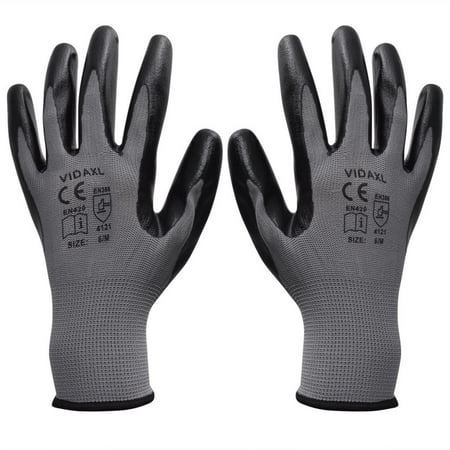 Anself Work Gloves Nitrile 24 Pairs