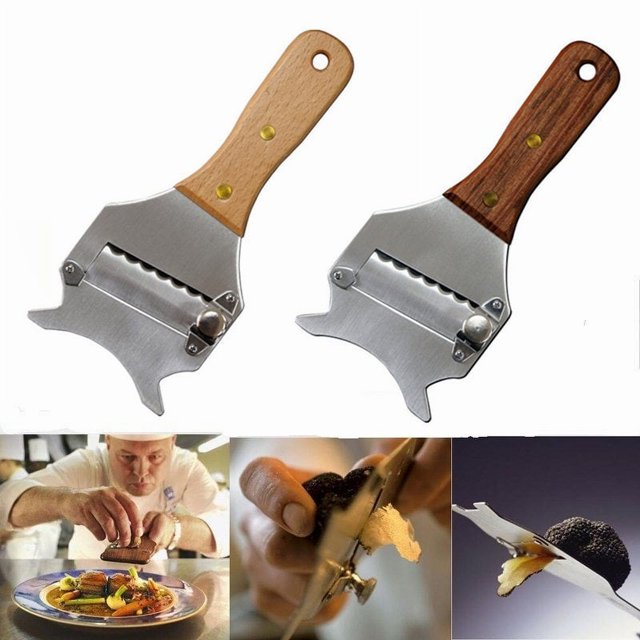 2 uds cortadora de cuchillas ajustables afeitadora de Chocolate para utensilios de cocina de alta calidad
